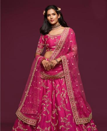 Picture of Splendid Pink Lehenga Choli