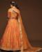 Picture of Fascinating Orange Lehenga Choli