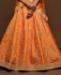 Picture of Fascinating Orange Lehenga Choli