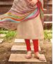 Picture of Marvelous Beige Cotton Salwar Kameez