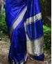 Picture of Amazing Royal Blue Casual Saree