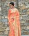 Picture of Resplendent Orange Casual Saree