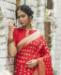 Picture of Marvelous Red Silk Saree