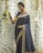 Picture of Pretty Nevy Blue Silk Saree