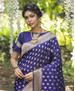 Picture of Fascinating Royal Blue Silk Saree