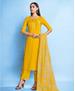 Picture of Alluring Yellow Readymade Salwar Kameez