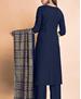 Picture of Delightful Nevy Blue Readymade Salwar Kameez