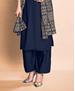 Picture of Delightful Nevy Blue Readymade Salwar Kameez