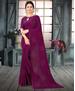 Picture of Magnificent Wine Designer Saree