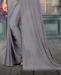 Picture of Well Formed Grey Designer Saree