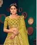 Picture of Excellent Green Lehenga Choli