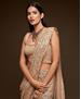 Picture of Pleasing Beige Georgette Saree