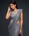 Picture of Appealing Grey Georgette Saree