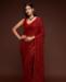 Picture of Comely Red Georgette Saree