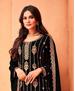 Picture of Splendid Black Straight Cut Salwar Kameez