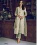 Picture of Bewitching Off White Straight Cut Salwar Kameez