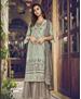 Picture of Pretty Blue Straight Cut Salwar Kameez