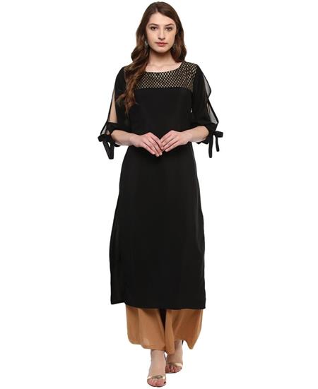 Picture of Beautiful Black Kurtis & Tunic