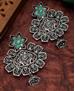 Picture of Bewitching Silver & Green Earrings