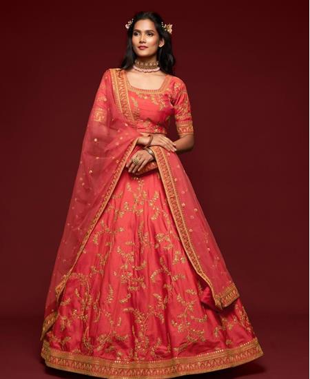 Picture of Nice Gajri Lehenga Choli