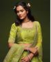 Picture of Nice Neon Green Lehenga Choli