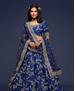 Picture of Excellent Blue Lehenga Choli