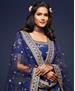 Picture of Excellent Blue Lehenga Choli