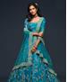 Picture of Enticing Teal Blue Lehenga Choli