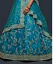 Picture of Enticing Teal Blue Lehenga Choli