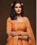 Picture of Fascinating Orange Lehenga Choli