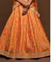 Picture of Fascinating Orange Lehenga Choli