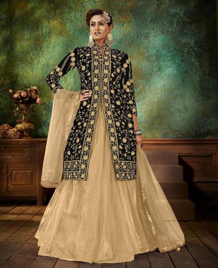 Picture of Bewitching Black Designer Salwar Kameez