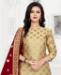 Picture of Sublime Beige Straight Cut Salwar Kameez