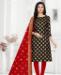 Picture of Marvelous Black Straight Cut Salwar Kameez