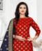 Picture of Elegant Red Straight Cut Salwar Kameez