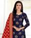 Picture of Nice Blue Straight Cut Salwar Kameez