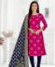 Picture of Amazing Dark Pink Straight Cut Salwar Kameez