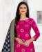 Picture of Amazing Dark Pink Straight Cut Salwar Kameez