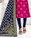 Picture of Amazing Dark Pink Straight Cut Salwar Kameez