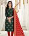 Picture of Splendid Green Straight Cut Salwar Kameez