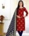 Picture of Radiant Red Straight Cut Salwar Kameez