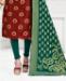 Picture of Fascinating Maroon Straight Cut Salwar Kameez