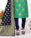 Picture of Bewitching Green Straight Cut Salwar Kameez