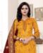 Picture of Delightful Yellow Straight Cut Salwar Kameez