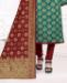 Picture of Stunning Green Straight Cut Salwar Kameez