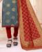 Picture of Superb Grey Straight Cut Salwar Kameez