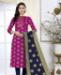 Picture of Beautiful Rani Pink Straight Cut Salwar Kameez