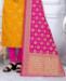 Picture of Charming Yellow Straight Cut Salwar Kameez