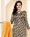 Picture of Grand Black Straight Cut Salwar Kameez