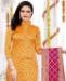 Picture of Shapely Yellow Straight Cut Salwar Kameez